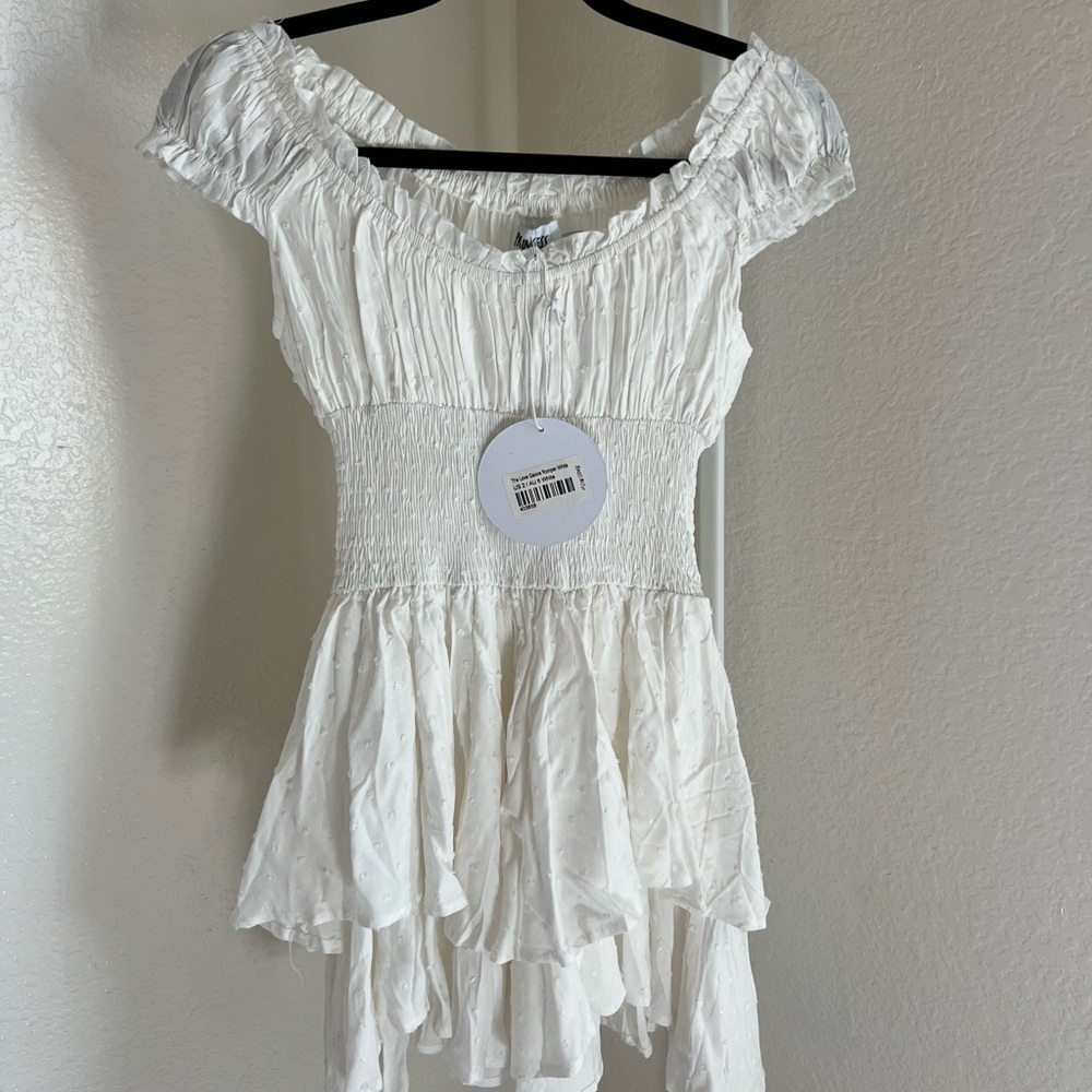 princess polly the love galore romper white